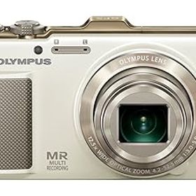 【中古】OLYMPUS デジタルカメラ SH-25MR ホワイト iHSテクノロジー GPS・電子コンパス内蔵 1600万画素 裏面照射型CMOS 光学12.5倍ズーム DUAL IS ハイビ