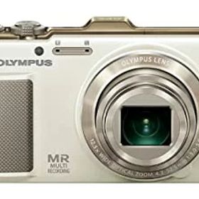 【中古】OLYMPUS デジタルカメラ SH-25MR ホワイト iHSテクノロジー GPS・電子コンパス内蔵 1600万画素 裏面照射型CMOS 光学12.5倍ズーム DUAL IS ハイビ