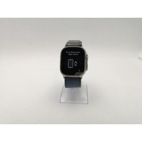 【中古】Apple Apple Watch Ultra2 49mm Cellular チタニウムケース/ブルーアルパインループ(L) MREQ3J/A【ECセンター】保証期間１ヶ月【ランクB】
