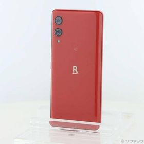 〔中古〕楽天 Rakuten Hand 5G 128GB クリムゾンレッド P780 楽天 SIMフリー〔269-ud〕