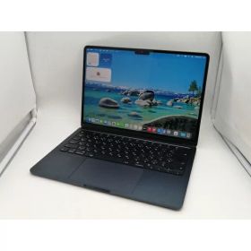 【中古】Apple MacBook Air 13インチ M2(CPU:8C/GPU:8C) 8GB/256GB ミッドナイト MLY33J/A (M2,2022)【なんば】保証期間1ヶ月【ランクC】