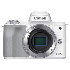 【中古】（新古品） Canon ミラーレス一眼カメラ EOS Kiss M2 ボディー ホワイト KISSM2WH-BODY