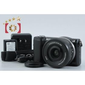 【中古】SONY ソニー α5000 ILCE-5000 パワーズームレンズキット ブラック 多言語対応