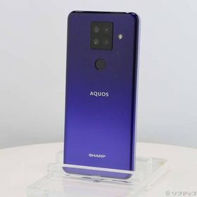 〔中古〕SHARP(シャープ) AQUOS sense4 plus 128GB パープル SH-M16 SIMフリー〔368-ud〕