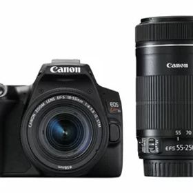 【送料無料】Canon キヤノン EOS Kiss X10（ブラック）・ダブルズームキット【スーパーロジ】【あす楽対応】【転送不可】【unable to transfer】