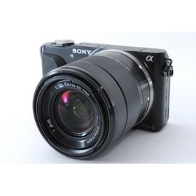 ソニー SONY NEX-3N レンズキット ブラック 美品 チルト可動式液晶モニター SDカードストラップ付き <プレゼント包装承ります>