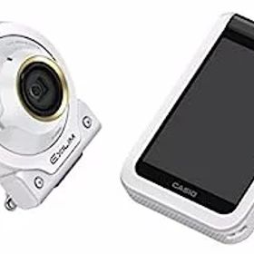 【中古】CASIO デジタルカメラ EXILIM EX-FR100LWE カメラ部/モニター部分離 セルフィーが簡単 3つのこだわり自分撮り機能