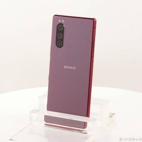 〔中古〕SONY(ソニー) Xperia 5 64GB レッド 901SO SoftBank〔349-ud〕