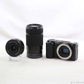 〔中古〕SONY(ソニー) 〔展示品〕 VLOGCAM ZV-E10Y ダブルズームレンズキット ブラック〔262-ud〕