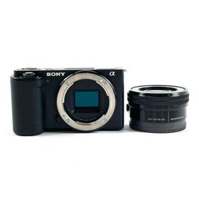 ソニー SONY VLOGCAM ZV-E10L パワーズームレンズキット ブラック デジタル ミラーレス 一眼カメラ 中古