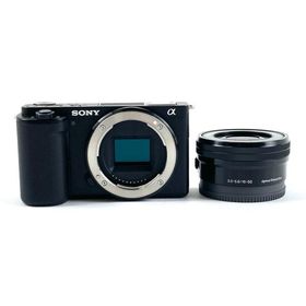 ソニー SONY VLOGCAM ZV-E10L パワーズームレンズキット ブラック デジタル ミラーレス 一眼カメラ 中古