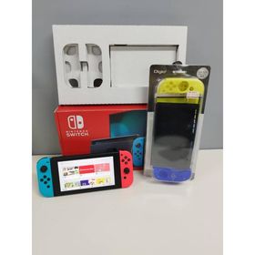 【美品】Nintendo Switch 本体 HAC-001(-01)/2020年製/バッテリー強化版〈HAD-S-KABAA〉カバーつき！