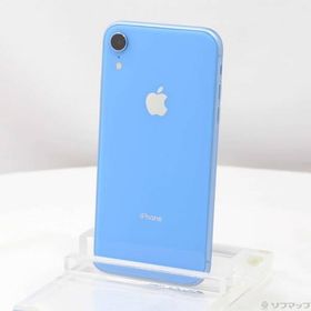 〔中古〕Apple(アップル) iPhoneXR 64GB ブルー MT0E2J／A SoftBank〔247-ud〕