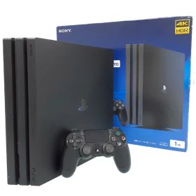 【SIE】ソニー『PlayStation4 Pro プレイステーション4 Pro 1TB ジェットブラック』CUH-7200BB01 ゲーム機本体 1週間保証【中古】