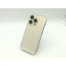 【中古】Apple au 【SIMフリー】 iPhone 14 Pro 256GB ゴールド MQ173J/A【広島】保証期間1ヶ月【ランクC】