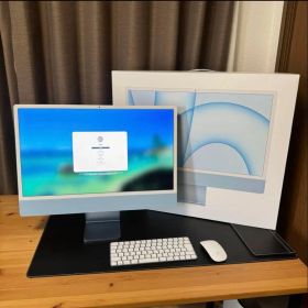iMac M1 24インチ 4.5K 2021 ブルー 新品 134,250円 中古 | ネット最 