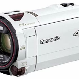 【中古】パナソニック 4K ビデオカメラ VX992M 64GB 光学20倍ズーム ピュアホワイト HC-VX992M-W