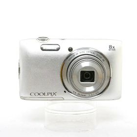 【中古】 (ニコン) Nikon COOLPIX S3600 クリスタルシルバー【中古カメラ コンパクトデジカメ】 ランク：B