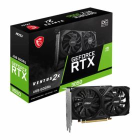 【25日は24時間限定クーポン配布】MSI エムエスアイGeForce RTX 3050搭載 グラフィックボード 6GB GDDR6 転送不可 GeForce RTX 3050 VENTUS 2X E 6G OC(2641705)送料無料