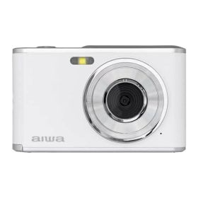 【エントリーで最大2万ポイント当たる｜6/25まで】 aiwa｜アイワ aiwa cam DCB コンパクトデジタルカメラ ホワイト JA4-DCM0001(WH)