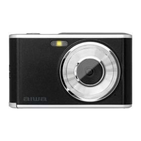 【エントリーで最大2万ポイント当たる｜6/25まで】 aiwa｜アイワ aiwa cam DCB コンパクトデジタルカメラ ブラック JA4-DCM0001(BK)