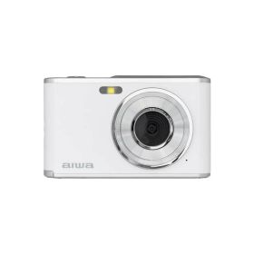 aiwaデジタル JA4-DCM0001(WH) コンパクトデジタルカメラ aiwa cam DCB ホワイト(1300万画素CMOSセンサー/ 2.8インチIPSディスプレイ/ 電子手ブレ補正/ AF/ 4倍デジタルズーム/ 自撮り撮影/ 軽量)