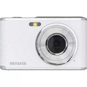 【長期保証付】AIWA アイワ JA4-DCM0001-WH ホワイト 1300万画素コンパクトデジタルカメラ セルフィーカメラ搭載
