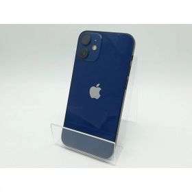【中古】Apple au 【SIMロック解除済み】 iPhone 12 mini 128GB ブルー MGDP3J/A【柏】保証期間1週間【ランクC】