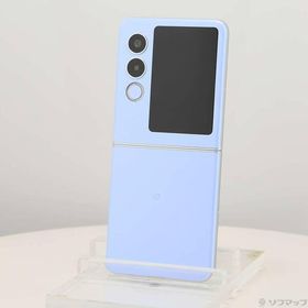 〔中古〕ワイモバイル nubia Flip 2 128GB ブルー A404ZT Y!mobile SIMフリー〔262-ud〕