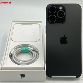 iPhone15 Pro Max 256GB ブラックチタニウム MU6P3J/A Apple版SI
