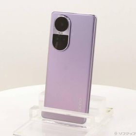 〔中古〕OPPO(オッポ) OPPO Reno10 Pro 5G 256GB グロッシーパープル A302OP Softbank SIMフリー〔276-ud〕