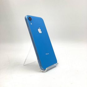 アップル(Apple)の【全額返金保証】【最速発送】Apple iPhone iPhone XR 128GB ブルー au SIMフリー 動作確認済(スマートフォン本体)