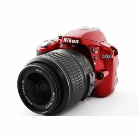 【中古】ニコン Nikon D3300 レンズセット レッド 美品 高画質当店保証30日間 人気モデル 高画質 売れ筋