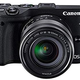 【中古】【非常に良い】Canon ミラーレス一眼カメラ EOS M3 レンズキット(ブラック) EF-M18-55mm F3.5-5.6 IS STM 付属 EOSM3BK-1855ISSTMLK qqffhab