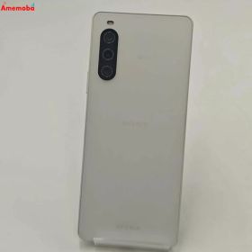 【中古】Xperia 10 V 128GB ホワイト SOG11 AU版SIMフリー