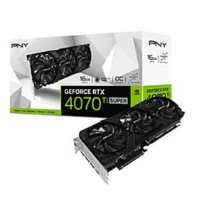 〔中古〕PNY PNY GeForce RTX 4070 Ti SUPER 16GB VERTO OC 3FAN VCG4070TS16TFXPB1-O〔377-ud〕