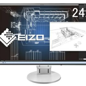【中古】 EIZO FlexScan 24.1インチ ディスプレイ モニター (WUXGA/IPSパネル/ノングレア/ホワイト/5 無輝点) EV2456-RWT