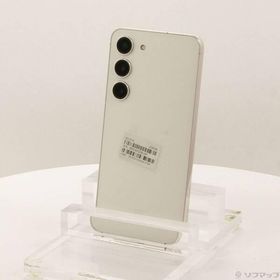 〔中古〕SAMSUNG(サムスン) Galaxy S23 256GB クリーム SCG19 au SIMフリー〔262-ud〕