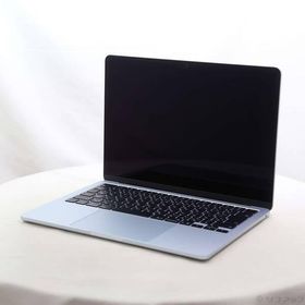 〔中古〕〔展示品〕 MacBook Air 13.6-inch Early-2025 MC6T4J／A Apple M4 10コアCPU_8コアGPU 16GB SSD256GB スカイブルー 〔macOS v26.3.2〕〔258-ud〕