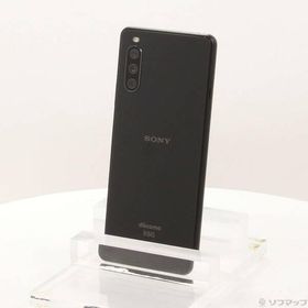 〔中古〕SONY(ソニー) Xperia 10 III 128GB ブラック SO-52B docomoロック解除SIMフリー〔269-ud〕