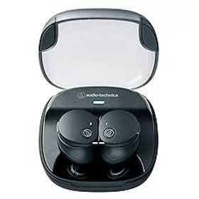 【中古】audio-technica ATH-CKS50TW2 BK 完全ワイヤレスイヤホン bluetooth マグネティックスイッチ機能 最大約65時間再生 IP55 防水防塵 マルチポイン