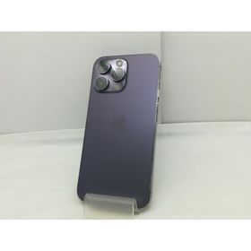 【中古】Apple docomo 【SIMフリー】 iPhone 14 Pro Max 256GB ディープパープル MQ9E3J/A【川崎】保証期間１ヶ月【ランクC】