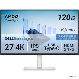 DELL｜デル 液晶ディスプレイ(27型/ IPS/ 4K UHD 3840×2160/ 120Hz/ 4ms) S2725QC-R 返品種別A