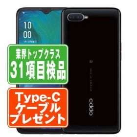 【中古】 OPPO RenoA 64GB ブラック SIMフリー 本体 スマホ 【あす楽】 【保証あり】 【送料無料】 renoa64bk7mtm