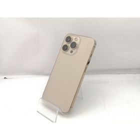【中古】Apple au 【SIMフリー】 iPhone 13 Pro 128GB ゴールド MLUH3J/A【新宿東口】保証期間１ヶ月【ランクC】