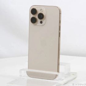 ソフマップ 〔中古品〕 iPhone16 Pro Max 256GB デザートチタニウム 3N530J／A SIMフリー【377】