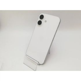 【中古】Apple docomo 【SIMフリー】 iPhone 16 128GB ホワイト MYDR3J/A【アリオ倉敷】保証期間1ヶ月【ランクB】