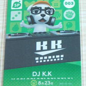 即決 新品未使用 amiiboカード 第1弾 SP 003 DJK.K アミーボカード amiibo あつまれどうぶつの森 とびだせ どうぶつの森 同梱可