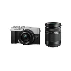 オリンパス E-P7 PEN EZダブルズームキット ミラーレス一眼カメラ シルバー