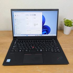 [超良好バッテリー・i7/16GB無双] ThinkPad X1 Carbon 7th Gen | 第8世代Core i7 / 16GB / 256GB | WQHD高解像度液晶 | Windows 11 Pro